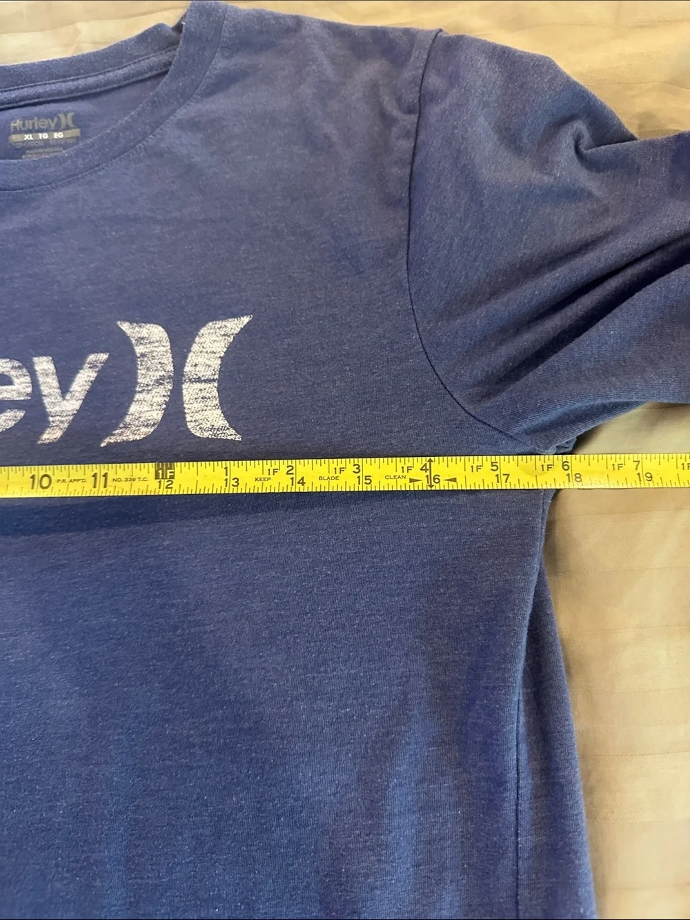 Hurley Blue Graphic Logo Tee